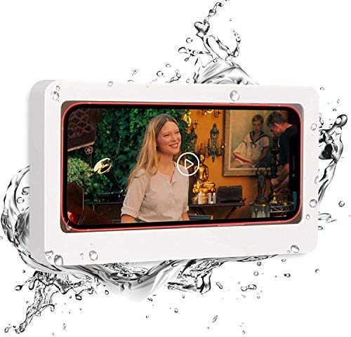 Kuaikely wasserdichte Badezimmer Dusche für Telefonhalter, wasserdichte Handy-Halterung Für Badezimmer, Wandhalterung Dusche Telefonhalter, Badezimmer Touchscreen wasserdichte, Bad und Küche