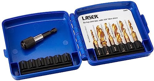 Laser 8405 Combination Drill & Tap Bit Set 7pc