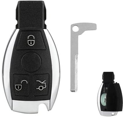 3 Buttons Key Case Shell For Mercedes Benz For Mercedes a Class Key Fob For Mercedes C220 W203 W204 W205 W211 W221 Key with Uncut Blade