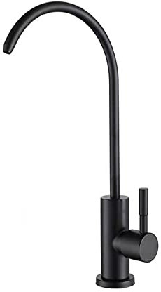 Robinet Cuisine Filtre avec Levier Col De Cygne, Osmoseur - Noir