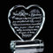Glass 90th Birthday Gifts for Women, Happy 90 years Old and Fabulous Gifts for Grandma Her, Love Heart Engraved Keepsake Birthday Presents for 90 year old Mum