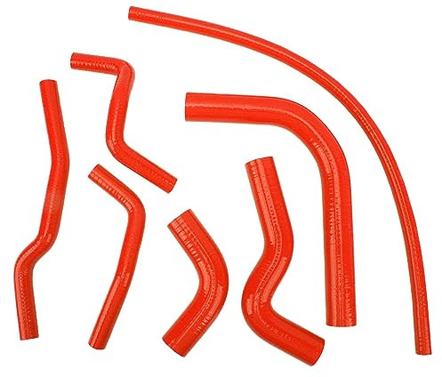 Tubo Flessibile Del Liquido Di Raffreddamento Del Radiatore In Silicone Per Samurai 1986-1995, Sostituzione Del Kit Tubo Flessibile Del Radiatore Del Radiatore A (Rosso)