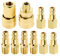 DRELD 10 STK Druckluftkupplung EU, 1/4BSP Schnellkupplung, 1/4 NPT Schlauch Fitting Kupplungen, 1/4 Zoll Luftanschluss, Luftkompressor-Fittings Schnellanschluss für Schläuche