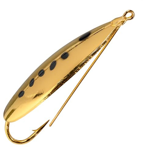 SW Weedless Spoon Gold Pogy