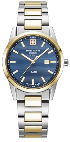 swiss alpine military Damen Uhr Analog Quarz 7767.1145SAM Edelstahl