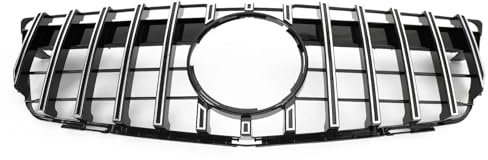 DZSMACHENGSM Kühlergrill vorne Frontstoßstange Oberer Grill Für Mercedes Für Benz GLK X204 2008–2012 GT-Stil Autozubehör Lüftungsgitter