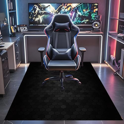 SZZEUOA Carpet Protector Chair Mat, Non-Slip Desk Chair Mat, Gaming Chair Mat, Floor Protector Mat for Carpet, Office Chair Mat for Hardwood Floor for Office Home 70 x 100 cm