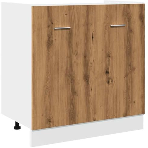vidaXL Armario bajo Fregadero “Lyon” Madera Roble Artisan