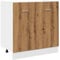vidaXL Spülenunterschrank Lyon Artisan-Eiche 80x46x81,5 cm Holzwerkstoff