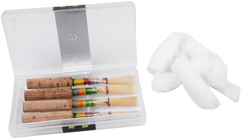 Sarini 4 Stück Universal-Oboenblätter, Oboen-Reparaturblätter für Musiker, ideal für Anfänger und Profis, perfekt für Konzerte und Übungsstunden