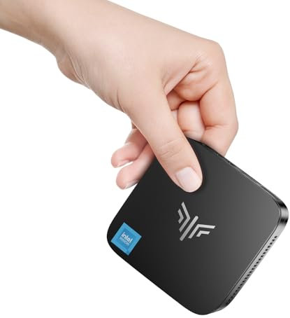NiPoGi Essenx E1 Mini PC W-11 Pro Ιntel Alder Lake-Ν N97(bis 3,6 GHz) 16GB DDR4 512GB SSD, Mini Computer HDMI 2.0+DP 1.4 Dual UHD Display 4K@60Hz Desktop PC Gigabit Ethernet/2.4+5G WiFi/BT4.2 für Büro