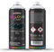 Colour Coat Pro-Matic Midnight Jet Black Matt RAL 9005 Aerosol Spray Paint 400ml (5)