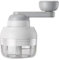 Hachoir à ail manuel Mini coupe-légumes portable 100 ml Broyeur à noix Hachoir à oignons Robot culinaire pour bébé Convient pour les fruits, la viande, les pommes de Ustensile (White, One Size)