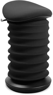 TOPSTAR Sitness 4D AGR-Zertifiziert Dynamischer Sitzhocker schwarz schwarz - ergonomischer Bürohocker - höhenverstellbar - stärkt den Rücken - entlastet die Bandscheiben | Made in Germany | Ergonomisch | Bürohocker, Rollhocker | höhenverstellbar | Geprüfte Sicherheit nach GS-Intertek