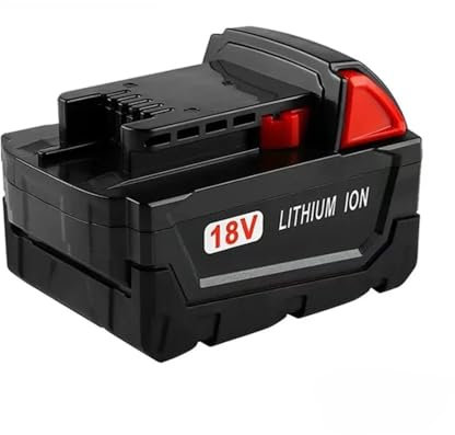 Batterie lithium-ion 18 V 5000 mAh/6000 mAh/9000 mAh, compatible avec les outils électriques Milwaukee M18 (M18B5, 48-11-1815, 48-11-1860, M18B2/B4 XC).(9.0AH 1PCS)