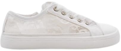 Mayoral Sneakers da Ragazza in Rete, Bianche, Eleganti per Prima Comunione e Cerimonia 43725 45725