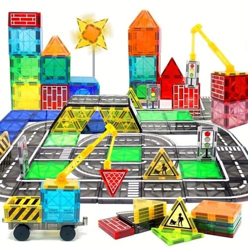 JICIKI 40pcs Magnetic Building Blocks Magnetic STEM Toy