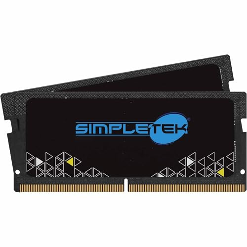 SIMPLETEK - Modulo Banco Memoria RAM 32GB (64GB) SO-DIMM DDR4 2666MHz 260 Pin | Non-ECC per Notebook Laptop e Sistemi Compatti (Ricondizionato)