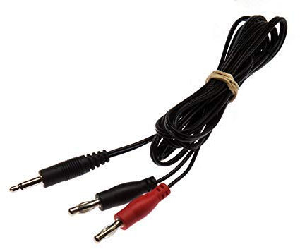 E-Stim 4 mm Kabel 150 cm lang für die Vebindung zwischen E-Stim Boxen an Anschlüsse mit 44mm Öffnung - Reizstrom Elektrostimulation