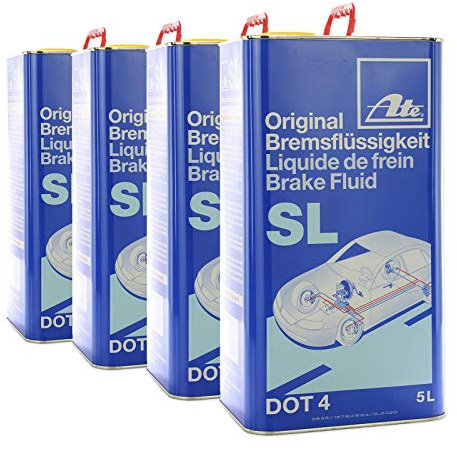ATE 4X Original Bremsflüssigkeit Brake Fluid SL DOT4 5 Liter // 03.9901-5803.2