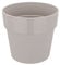elho pot de fleurs - b.for original rond 22cm gris chaud - 22 x 22 x 20.3 cm