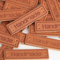 VINFUTUR 100pcs PU Handmade Labels Leder Etiketten Tags Handmade Kleideretiketten DIY Näharbeit Deko Kleidungszubehör