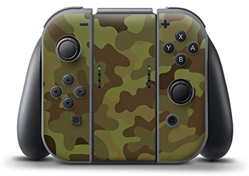 DeinDesign Skin kompatibel mit Nintendo Switch Controller Folie Sticker Camouflage Tarnmuster Bundeswehr