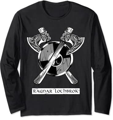 Viking Ragnar Lothbrok - Viking Axes - Norse Hero - Axe Long Sleeve T-Shirt