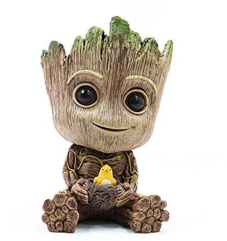 Donreay Baby Groot Pot de fleurs décoratif Petit modèle