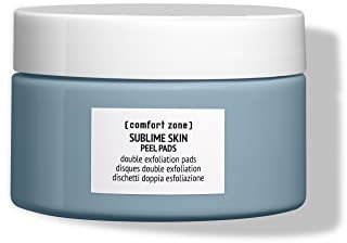 Comfort Zone - Sublime Skin Peel Pads for Face (28 Pads), Double Exfoliation for Brighter Complexion, Anti Aging, Vegan, White