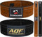 AQF Gewichthebergürtel Lever Schnalle, 4 Breit 10mm Dick Leder Wildlederfutter Kraftraining Gürtel, Lifting Belt, Gewichtsgürtel Für Fitness, Powerlifting, Sport & Deadlift Herren Damen (M, Braun)