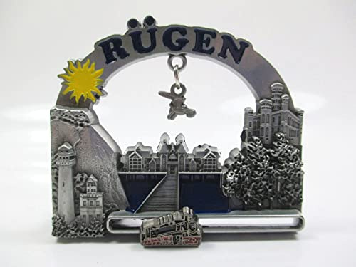 Insel Rügen Metall Magnet Germany Souvenir Mecklenburg Vorpommern