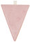 Little Dutch 9543 Stoffanhänger Wimpel rosa für Buchstabenkette