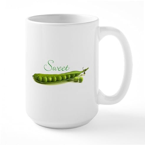 CafePress 2 Sweet Pea Ceramic Mug 15 oz (444 ml) Ceramic Coffee Mug