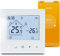 Thermostat Fussbodenheizung Smart für Wasser Heizung, WiFi Raumthermostat Fußbodenheizung Digital Programmierbar Kompatibel mit Tuya Alexa und Google Assistant,Touchscreen Digital Weiß 3A