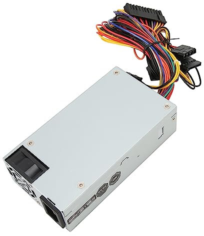 Sxhlseller Fuente de Alimentación Flex ATX de 200 W, Alimentación Principal 1x20 de 4 Pines, Fuente de Alimentación Mínima ATX para POS, Servidor de Juegos de Escritorio, Factor de