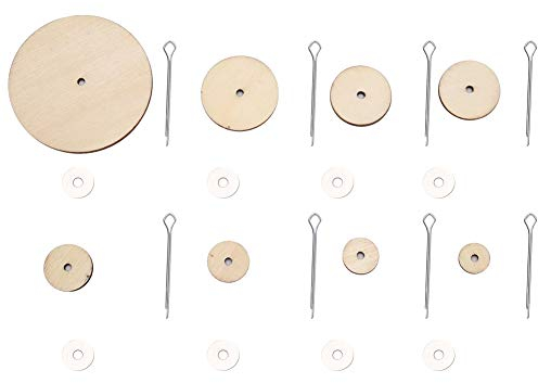 Tissting 320 Stück Teddybär Craft Gelenke Plüschtier Bär Puppe Joint Bolzen Unterlegscheiben Set (12m,14mm,16mm,18mm,20mm,24mm,30mm,55mm) Dolls Zubehör für Teddybär Puppe DIY Crafts