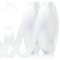 luckaide Weiss Satinband 10mm x 44 Meters Schleifenband Weiß Geschenkband Dekoband Stoffband für Geschenk, Basteln, Nähprojekte, Haarschleifen, Brautstrauß, Hochzeits Dekoration