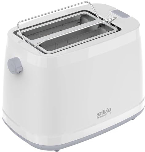 Silva Homeline TA 2302 Toaster mit Brötchenaufsatz Weiß