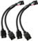 KUOQIY 2 PCS Motherboard 9 PIN USB 2.0 Header Splitter, Computer Motherboard USB Extension Cable, 9 Pin 1 Female to 2 Male Y Splitter Audio HD Extension Cable, Black