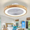 Depuley LED Ceiling Fan with Light: Wood Ceiling Fan Light - Reversible Motor Fan Lights Ceiling for Bedroom - 3000K-6500K Dimmable Ceiling Fan Remote Control