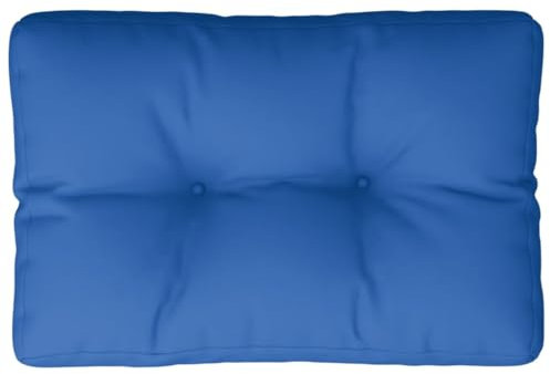 vidaXL Palettenkissen, Palettenpolster für Europaletten, Palettensofa Kissen Indoor Outdoor, Palettenauflage Rückenkissen, Königsblau Stoff