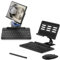 Galaxy Z Fold 6 Keyboard & Stand with Mouse Compatible for Samsung Galaxy Z Fold 6 5G Bluetooth Keyboard and Mouse Set with Pen + Phone Desk Stand (Black)