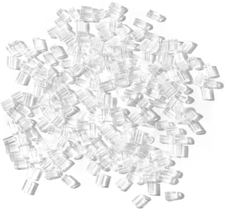 200 Stk Ohrring Verschluss,Ohrring Stecker Verschluss Silikon,Ohrringe Verschlüsse Hinten,Ohrringverschlüsse Stecker Verschluss,für Ohrstecker Ohrringe Hakenohrringe Klar Hypoallergen Ohrring Stopper