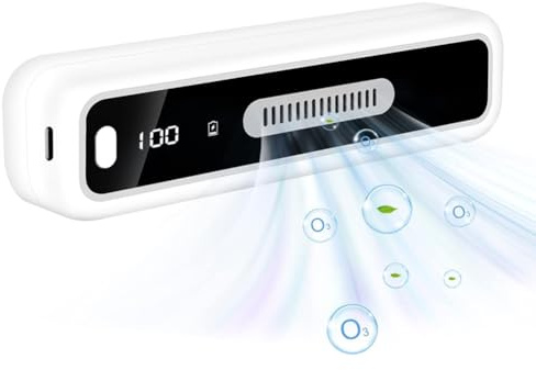 Correa Mini-USB-Kühlschrank-Deodorant mit LED-Anzeige, Wiederaufladbarer Kühlschrank-Deodorant, Wiederverwendbar