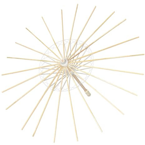 Abaodam Portaombrelli Legno Per Ombrelli Di Carta Struttura Per Decorazioni Matrimoniali Ombrello Freestanding Elegante Per Ingressi e Hall Stand Artigianale Per Foto e Eventi