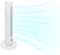 Artebeads Ventilador de Torre Sin Aspas 50 W 30'' (76cm) de Altura 3 Velocidades 3 Modos Oscilación Automática para Salón Oficina Espacios Exclusivos