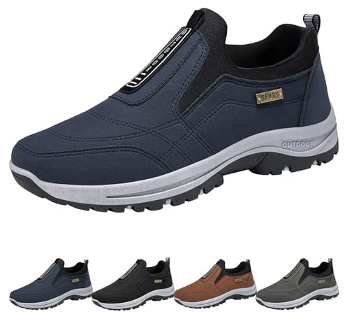 Chaussures de trekking orthopédiques et orthopédiques pour homme - Légères et antidérapantes - Soulagement de la douleur - Unisexe - Pour l'extérieur, le fitness et la vie quotidienne