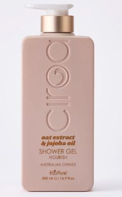 Ciroá Shower Gel with Oat Extract and Jojoba Oil, 1000ml, Australian Made, Vegan