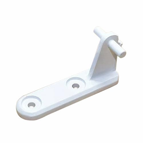 Refrigerator Door Hinge, Heavy Duty Metal with 36mm Mounting Distance, Compatible with Midea & Little Swan Fridges, Universal Upper or Lower Fixing Hardware for Freezer Maintenance